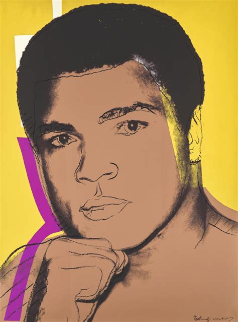 Muhammad Ali 182 by Andy Warhol .